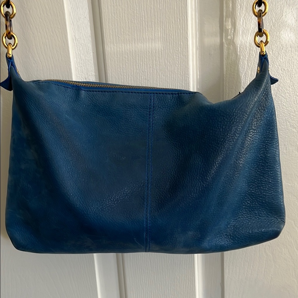 Fendi Vitello Savana Forever Blue Leather Crossbody Bag authentic - Picture 9 of 16